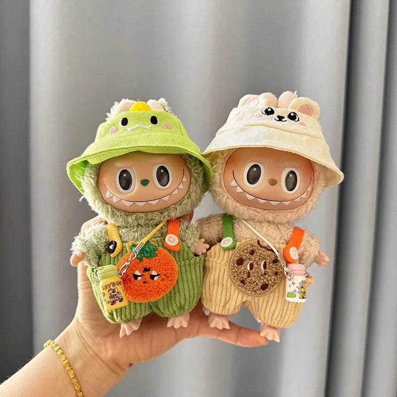 Labubu Playful Overall + Hat Set